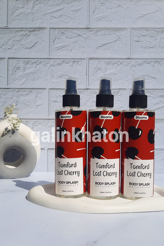 بادی اسپلش زنانه لاست چری با رایحه گیلاس شیرین و گرم – الهامگرفته از عطر تام فورد Lost