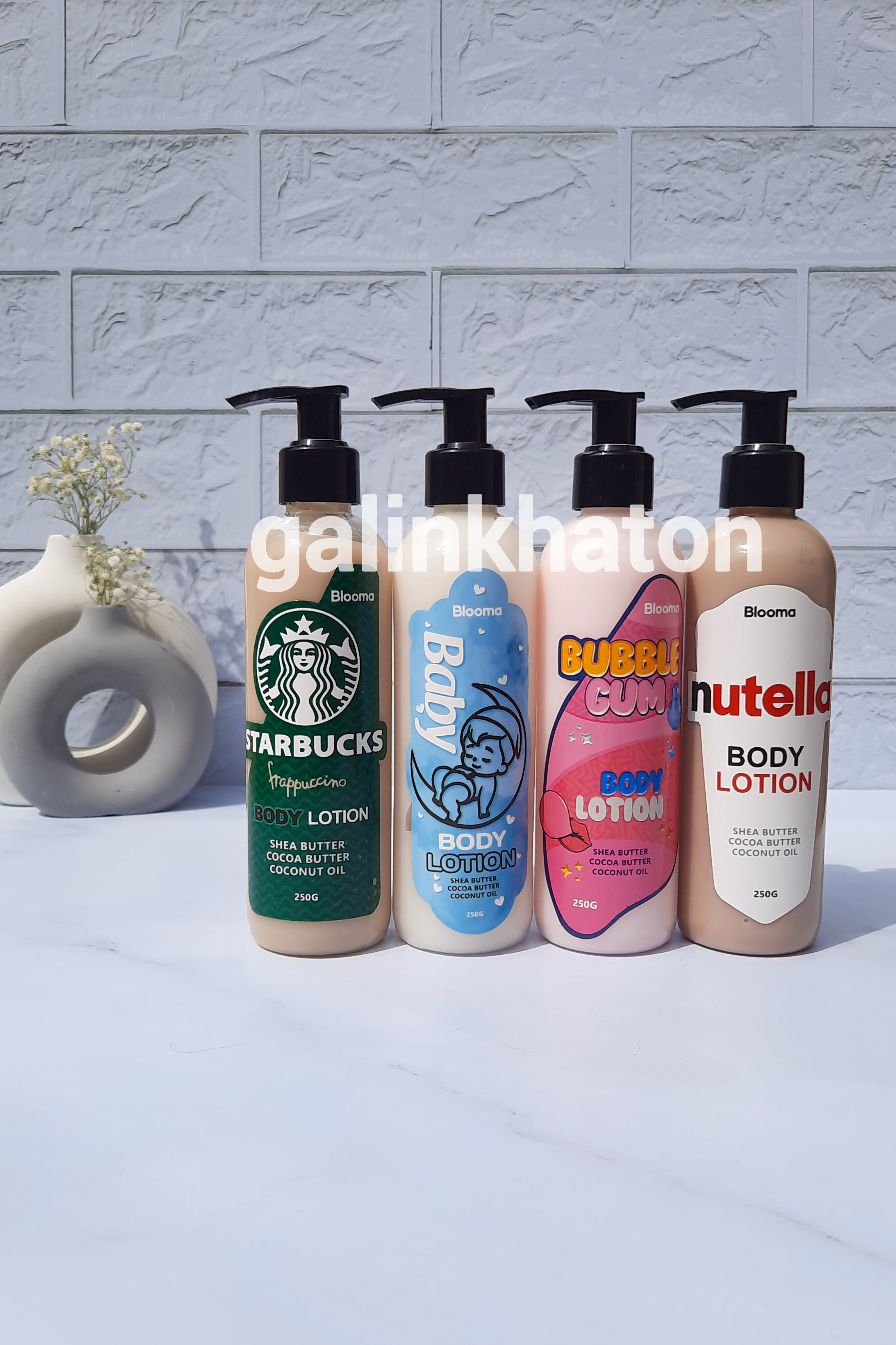 لوسیون بدن بلوما در ۴ رایحه پرطرفدار - نوتلا، بیبی، استارباکس، آدامس بادکنکی