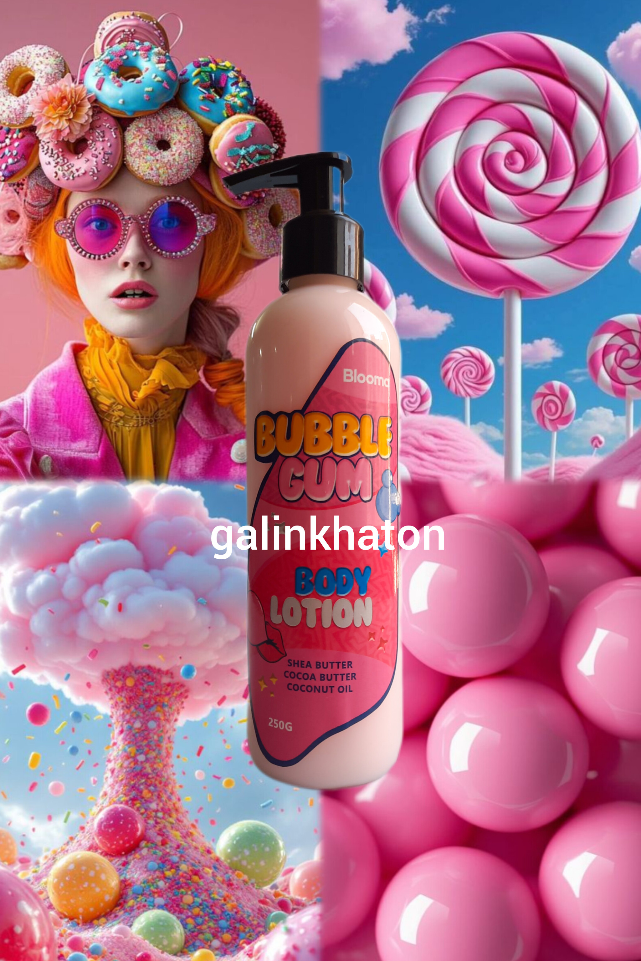 لوسیون بدن آدامس بادکنکی بلوما - شیرین، خاص و نوستالژیک