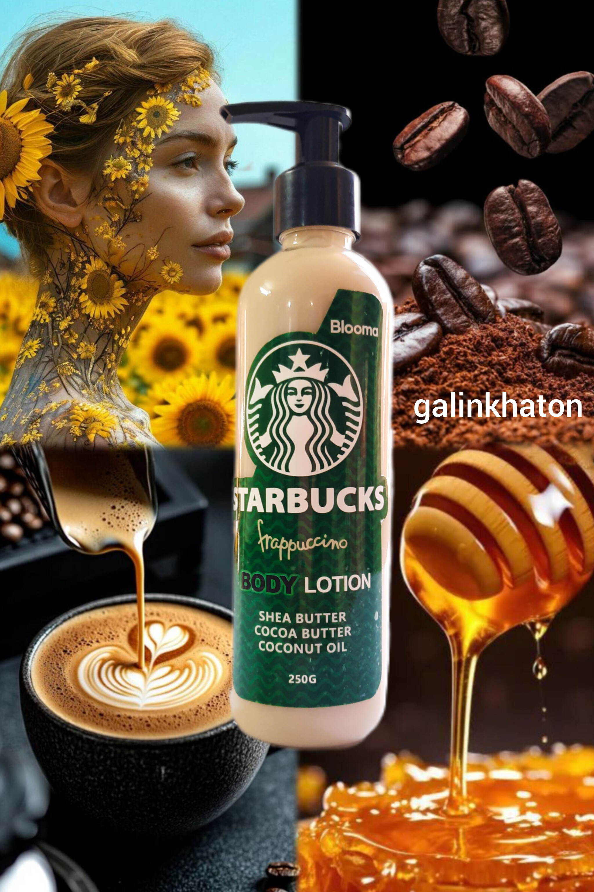 لوسیون بدن استارباکس بلوما - با بوی قهوه و جذب سریع