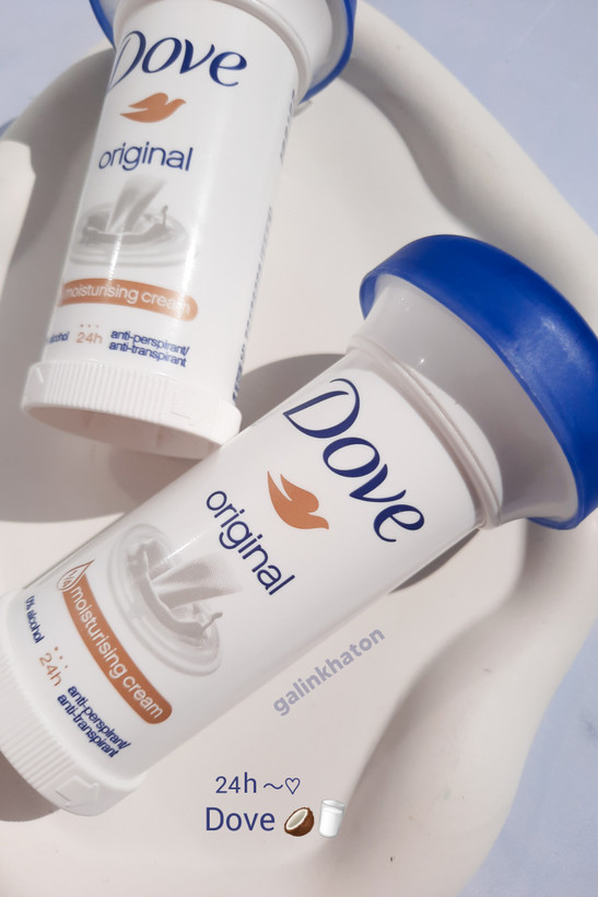 نمای نزدیک از مام صابونی داو اصل – محصول اورجینال Dove با طراحی حرفهای و خاصیت ضد تعریق ۴۸ ساعته