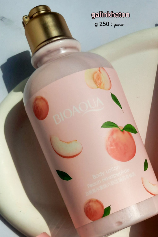 «لوسیون بدن هلو با آبرسانی عمیق و رایحه ماندگار – مناسب انواع پوست»