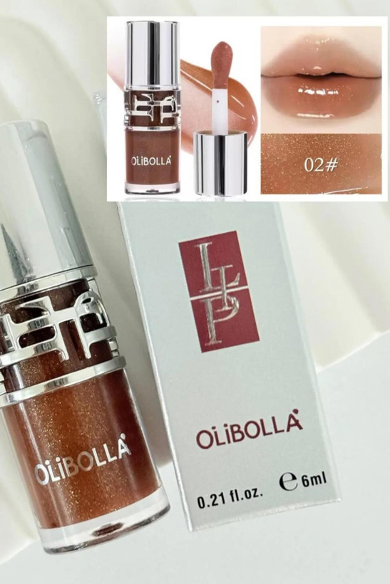 شاین لب اولی بولا شماره 2 در کنار جعبه با است رنگی ژلهای، نمای بالا و نور طبیعی