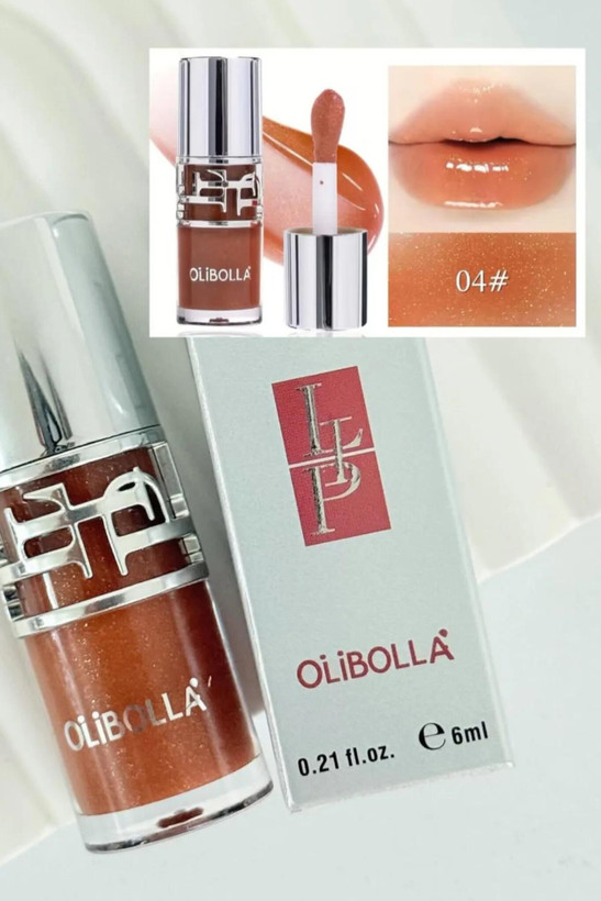 شاین لب اولی بولا شماره 4 در کنار جعبه با است رنگی ژلهای، نمای بالا و نور طبیعی