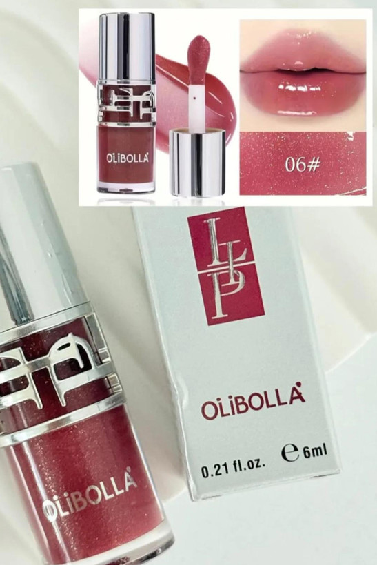 شاین لب اولی بولا شماره 6 در کنار جعبه با است رنگی ژلهای، نمای بالا و نور طبیعی