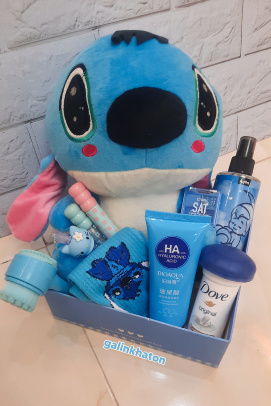 پک هدیه آبی استیج آرایشی و بهداشتی دخترانه